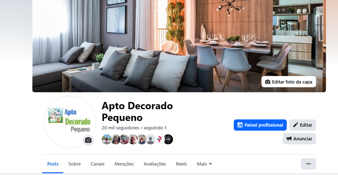 💥 Facebook Page “Decoração de Apartamentos” – 20,000 Followers – Monetization via Shopee and Amazon! 💥