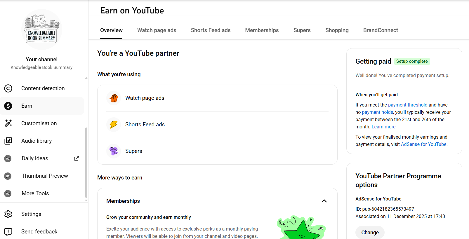 4K+ Subs Monetized Channel | Hindi Book Summaries & Education