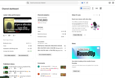 230K+ Subs Fully Monetized YouTube Channel | Motivational & Spiritual Niche