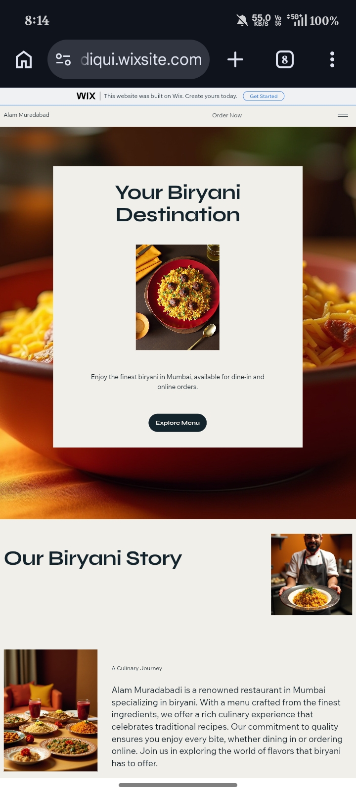 Ready-Made Restaurant Website for Sale | Start Instantly